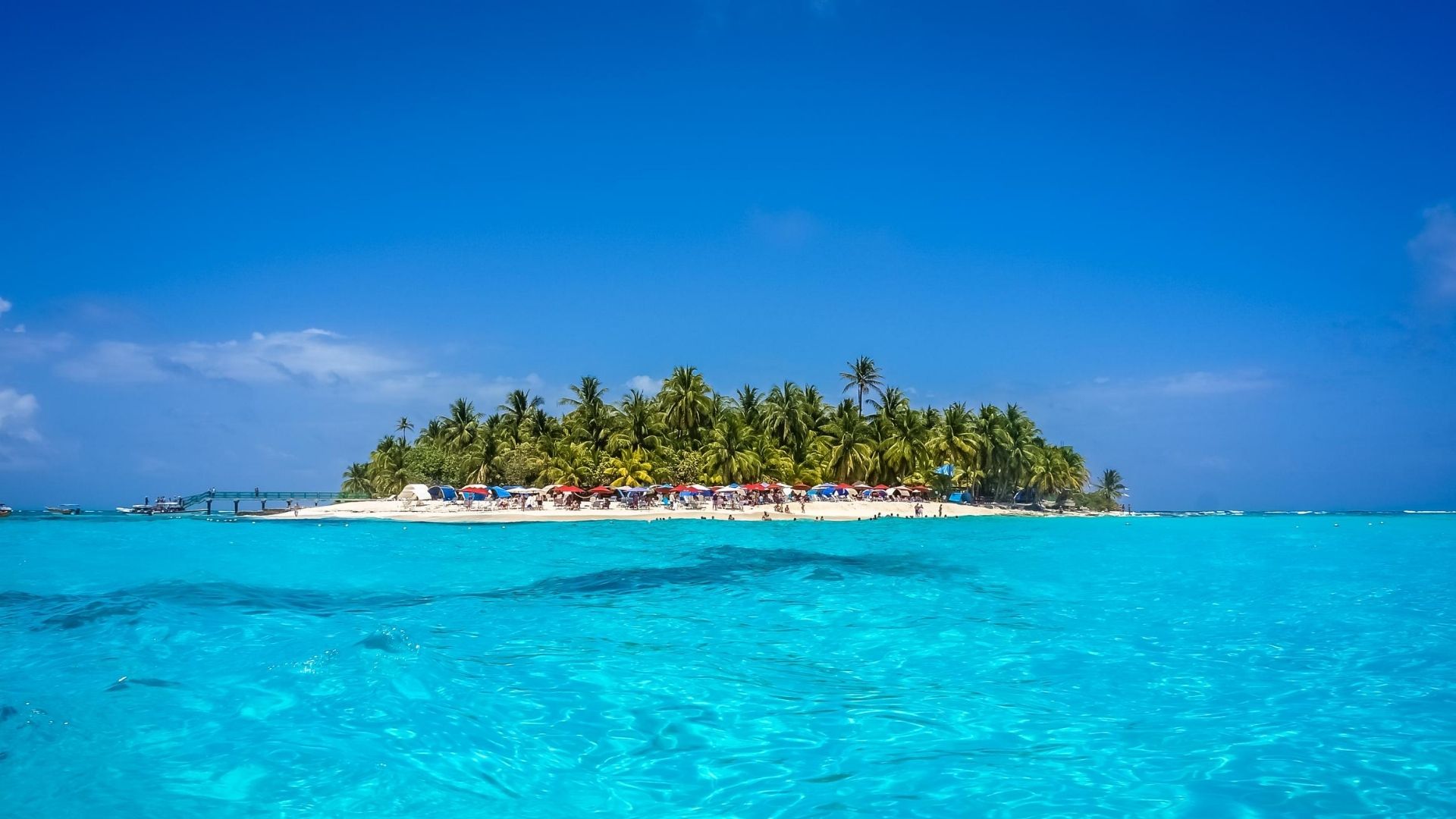 Johnny Cay, ilhota com praia e coqueiros perto de San Andrés