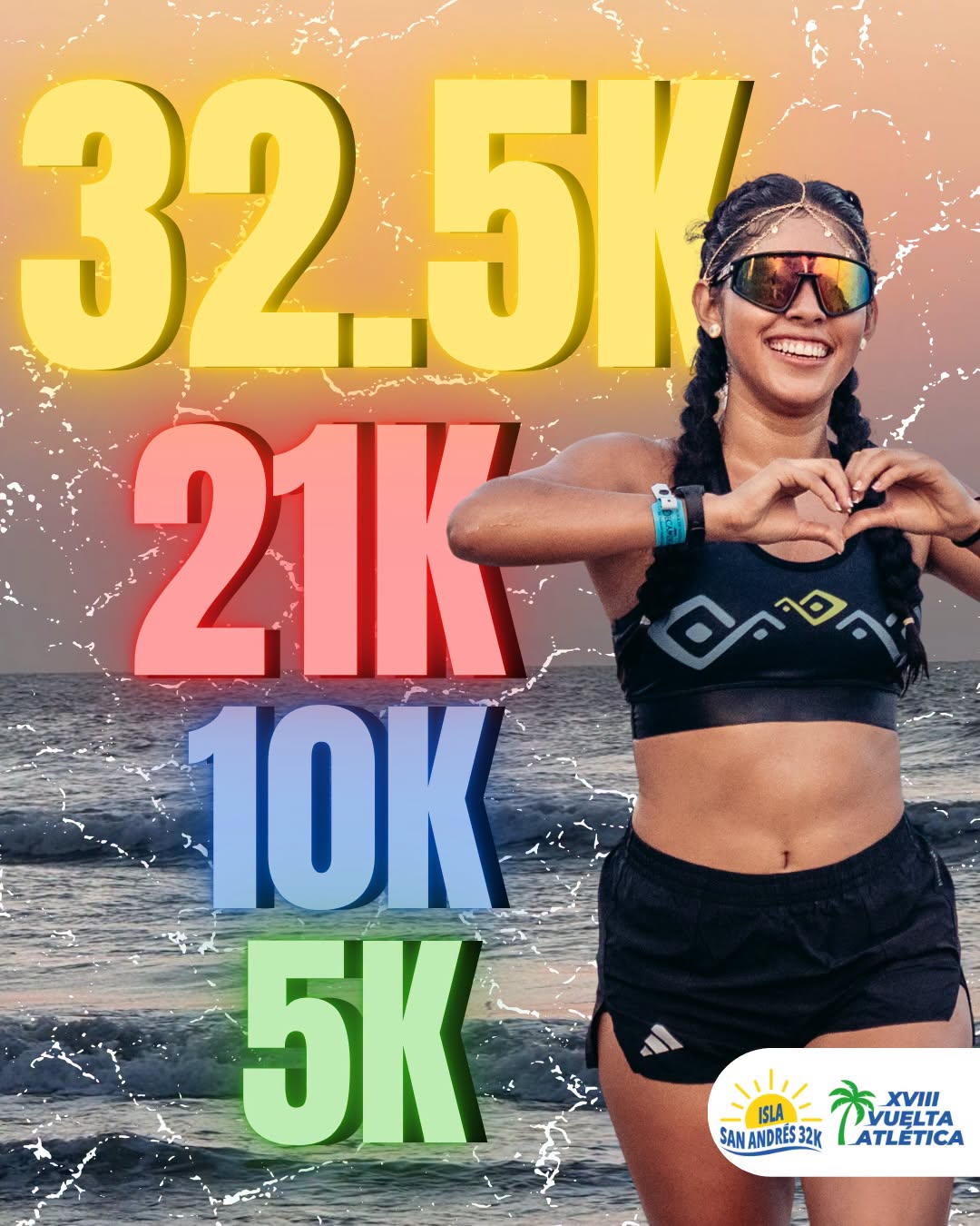 Distâncias da prova: 5K, 10K, 21K e 32,5K