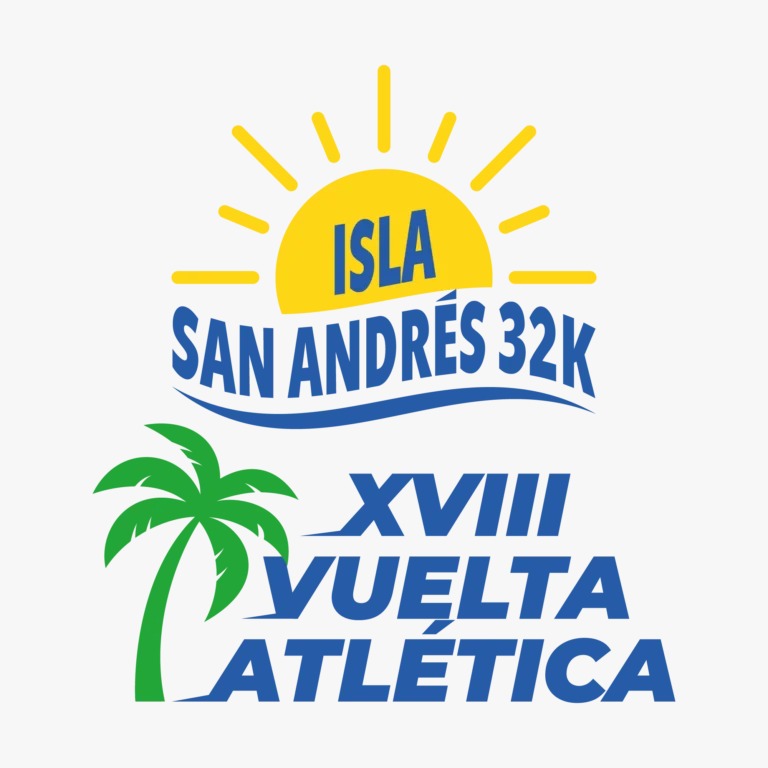 Logo oficial da XVIII Vuelta Atlética — Isla San Andrés 32K